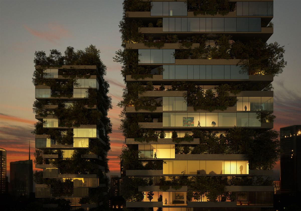 Milano, il bosco verticale porta il verde in città 